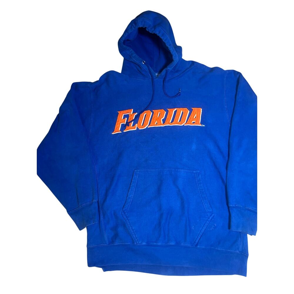 Vintage University of Florida Gators embroidered blue hoodie sweatshirt men XXL